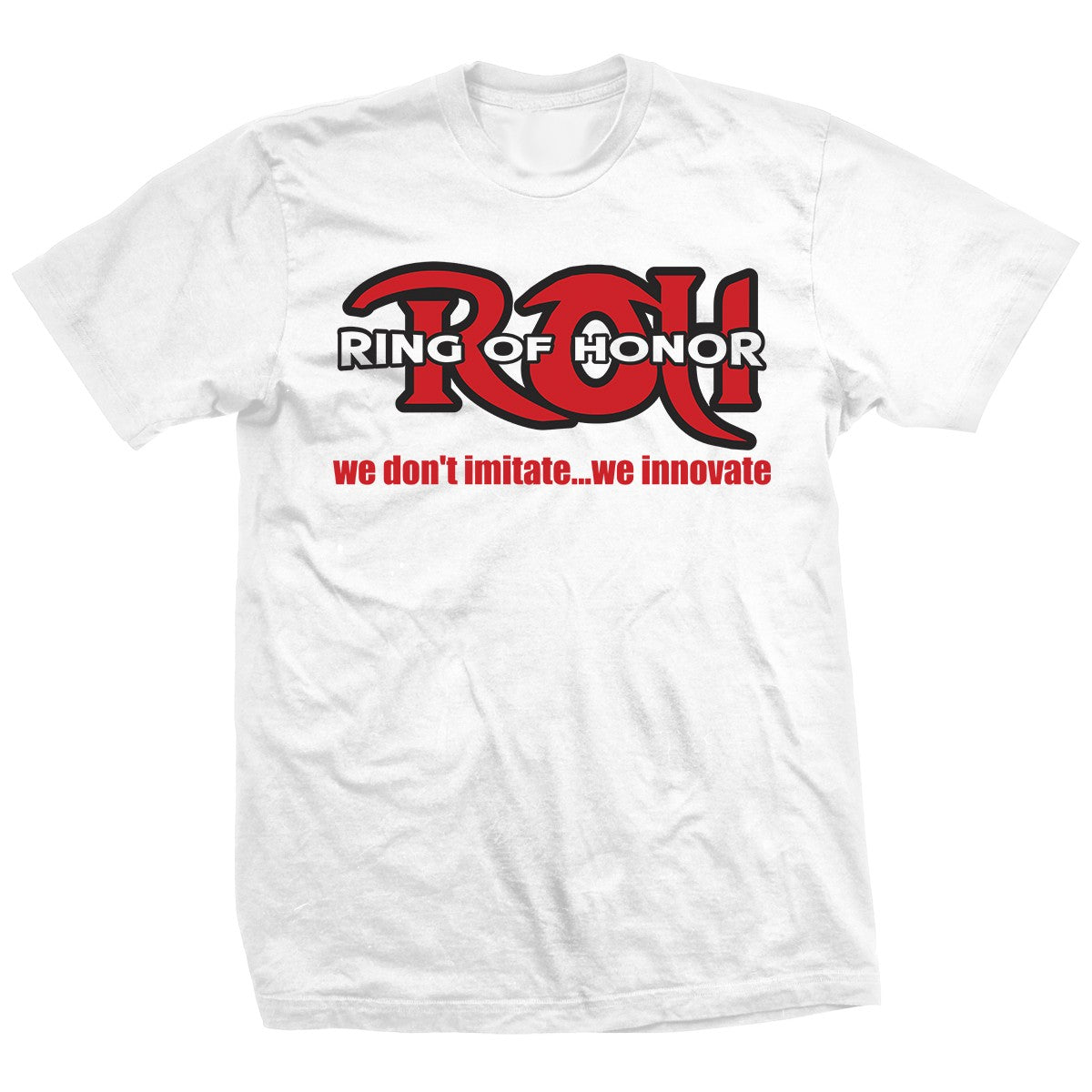 ROH We Don't Imitate White T-Shirt Pwcatalog