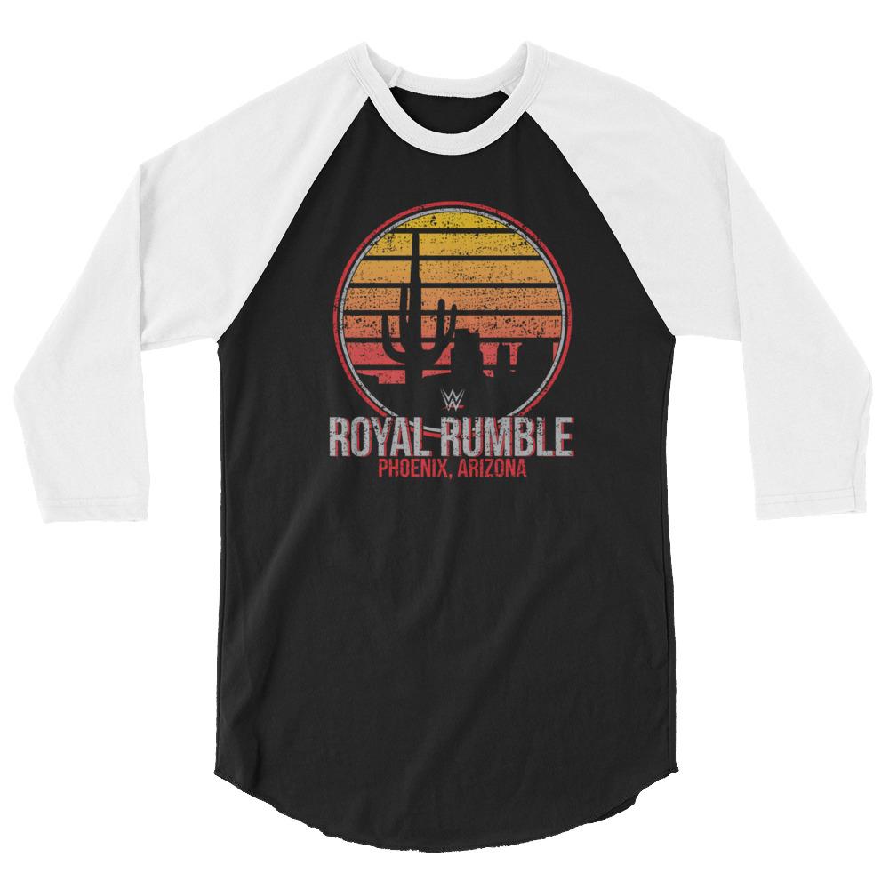 Royal Rumble 2019 Vintage 3 4 Sleeve Raglan T-Shirt Pwcatalog