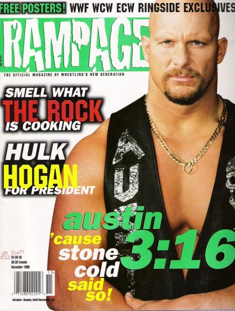 Rampage November 1999 Magazine PWcatalog