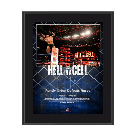 Randy Orton Hell In A Cell 2017 10 x 13 Commemorative Photo Plaque