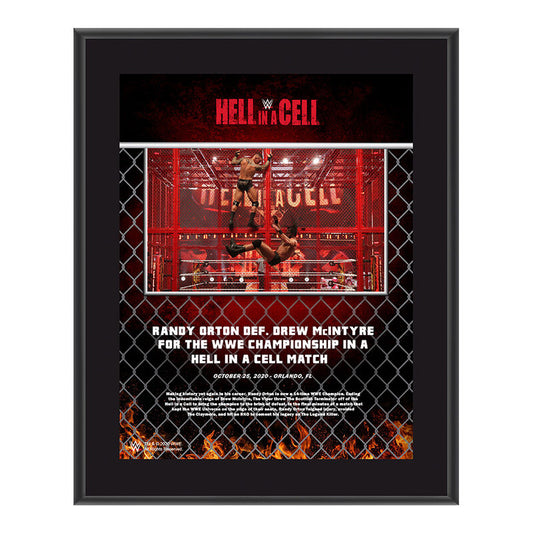 Randy Orton Hell In A Cell 2020 10x13 Commemorative Plaque