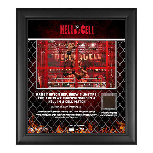 Randy Orton Hell In A Cell 2020 15x17 Commemorative Plaque