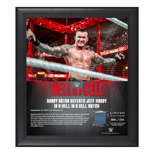 Randy Orton Hell in a Cell 2018 10 x 13 Commemorative Plaque