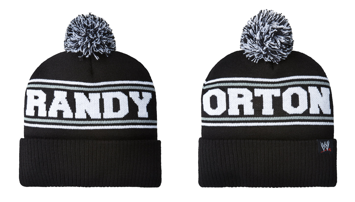 Randy Orton Pom Knit Beanie Hat Pwcatalog