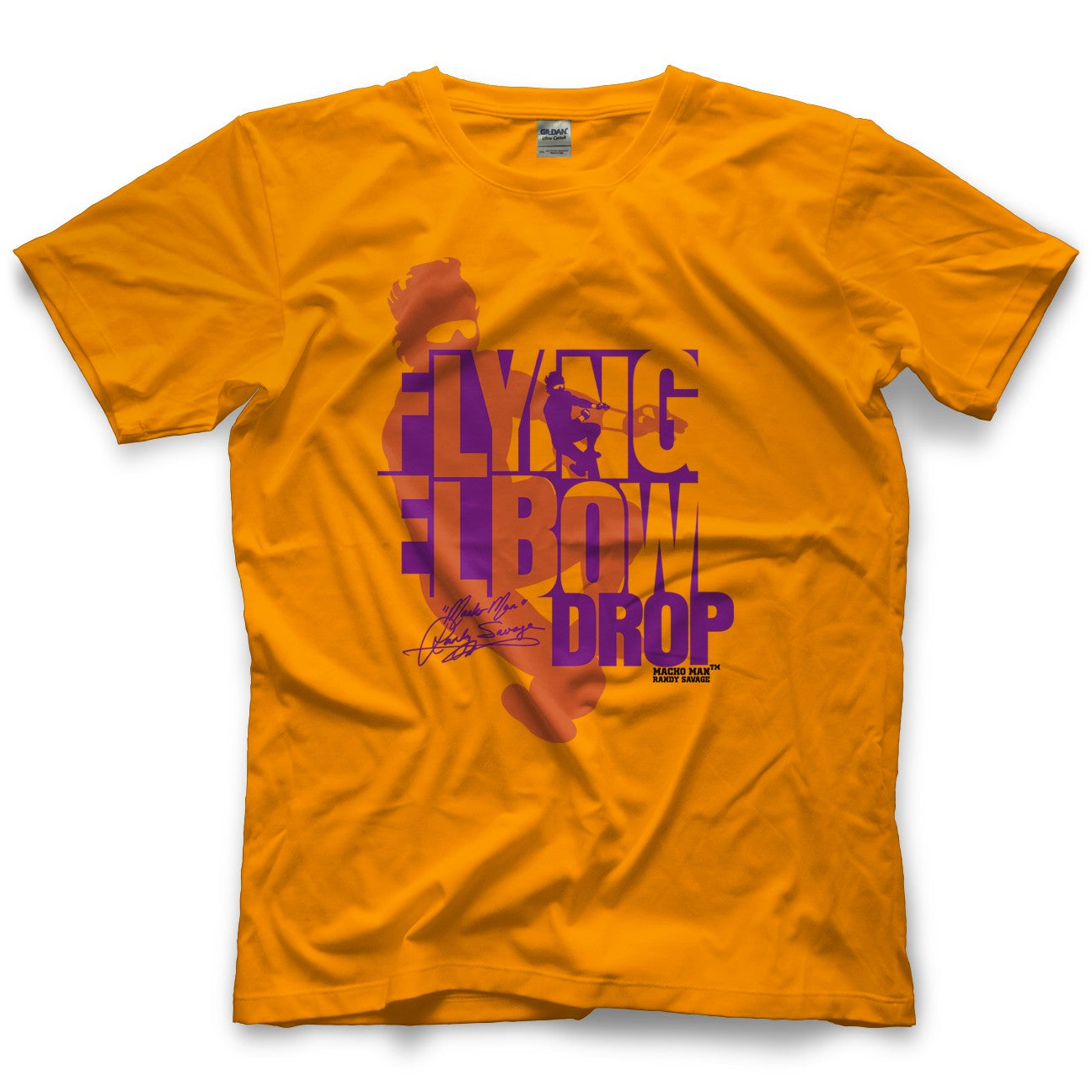 Randy Savage Flying Elbow Drop T-Shirt Pwcatalog