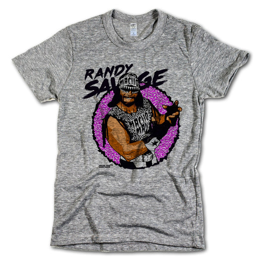 Randy Savage Macho by 500 Level T-Shirt Pwcatalog
