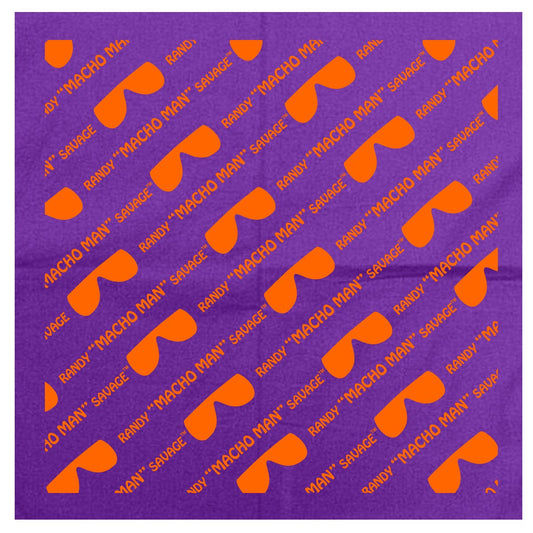 Randy Savage Purple Bandana