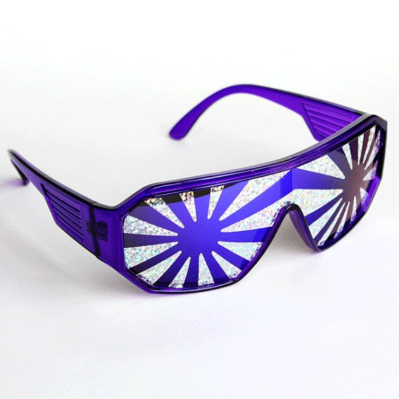 Randy Savage Purple Burst Glasses