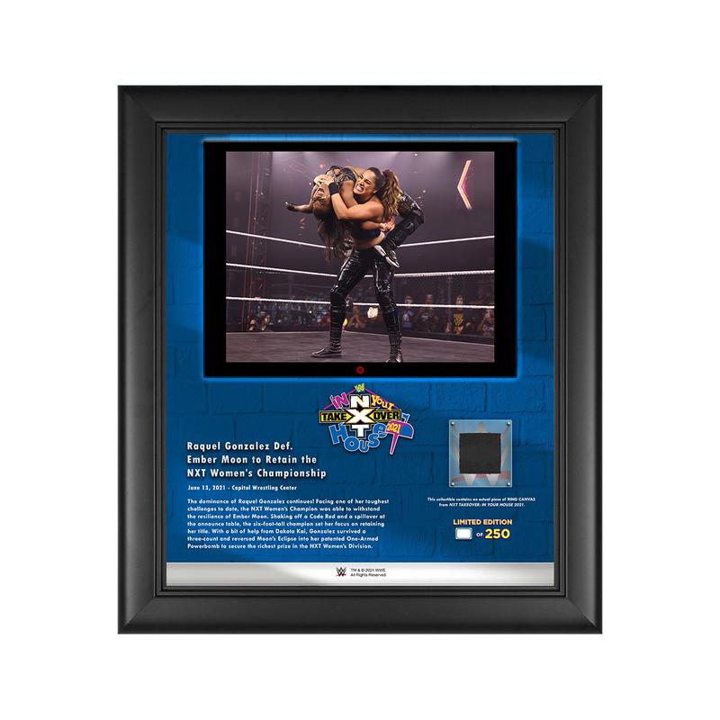 Raquel Gonzalez NXT TakeOver In Your House 2021 15x17 Commemorative Plaque
