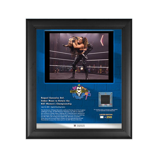 Raquel Gonzalez NXT TakeOver In Your House 2021 15x17 Commemorative Plaque