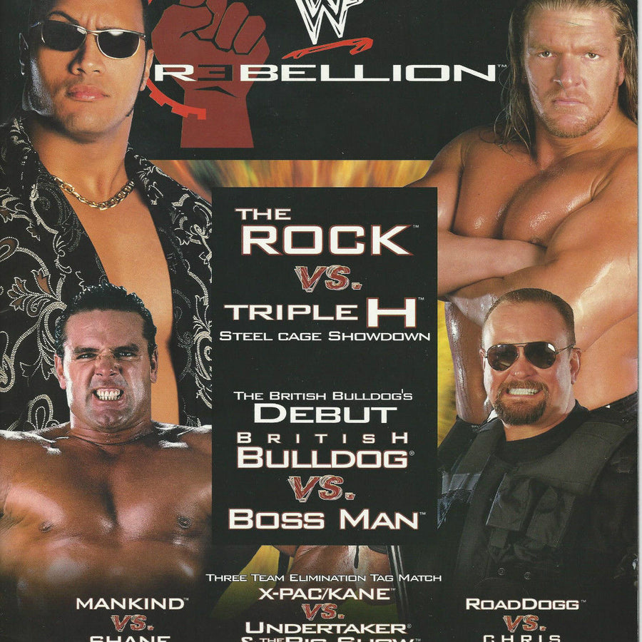 Rebellion 1999 Program Magazine Pwcatalog