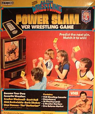 AWA Power Slam VCR Game PWcatalog