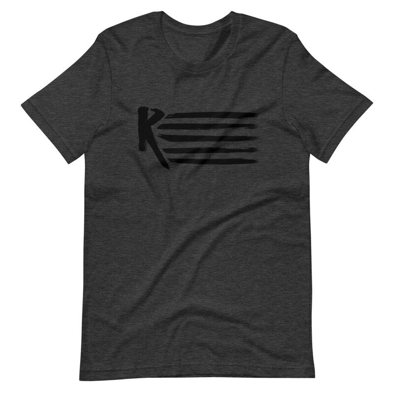 Retribution Flag Charcoal T-Shirt Pwcatalog
