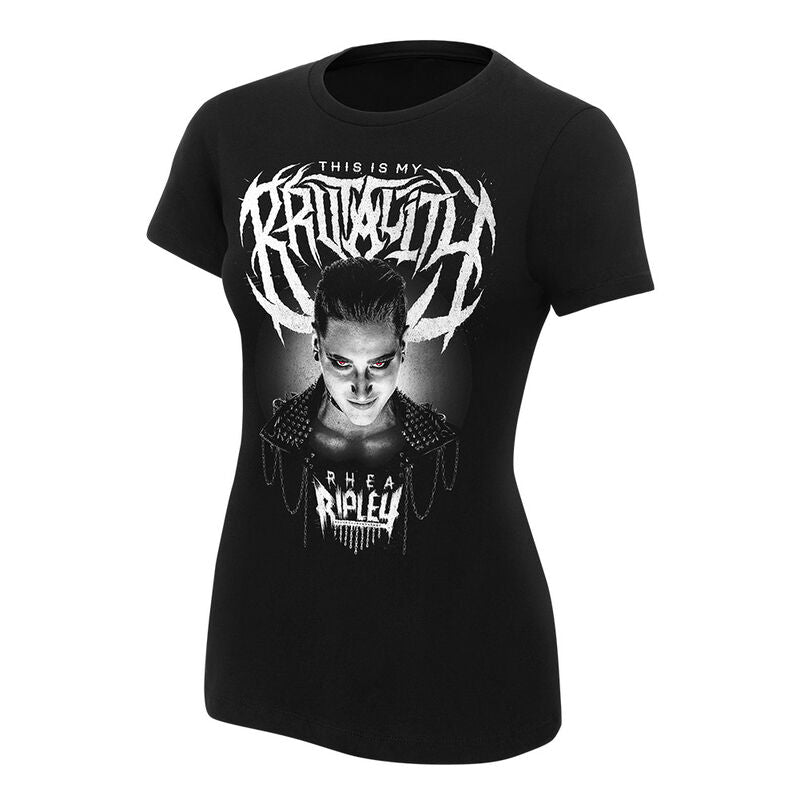 Rhea Ripley This is My Brutality Women's Authentic T-Shirt Pwcatalog