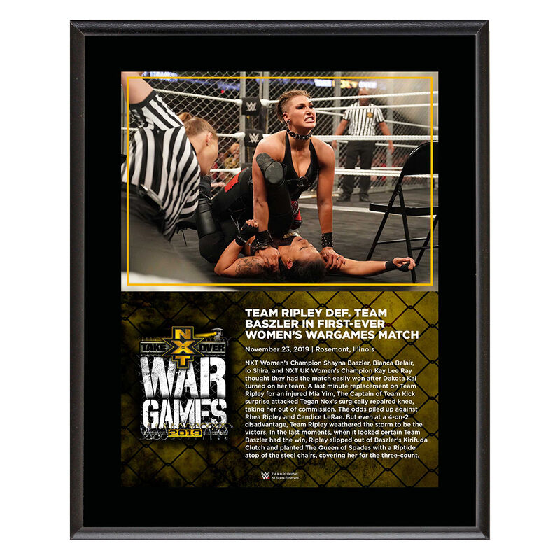 Rhea Ripley WarGames 2019 10x13 Commemorative Plaque Pwcatalog