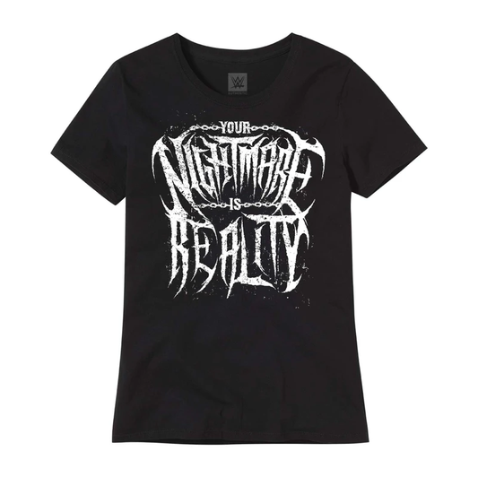 Rhea Ripley Your Nightmare Is Reality Women's Authentic T-Shirt