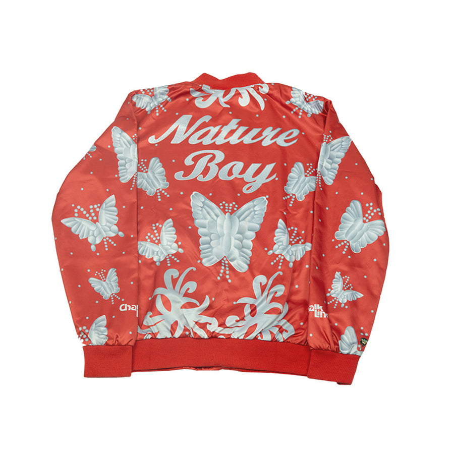 Ric Flair Red Entrance Chalk Line Jacket Pwcatalog