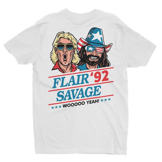 Ric Flair & Randy Savage Woo Yeah! '92 RSVLTS T-Shirt