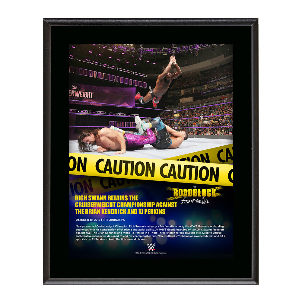 Rich Swann RoadBlock 2016 10 x 13 Commemorative Photo Plaque Pwcatalog