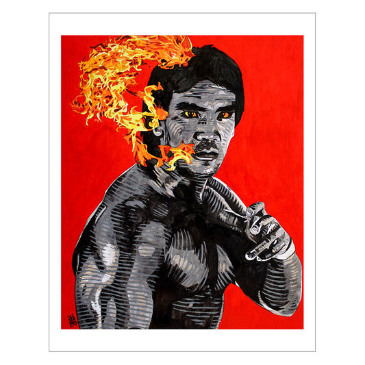 Ricky The Dragon Steamboat 11 x 14 Rob Schamberger Art Print