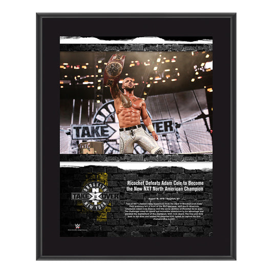 Ricochet NXT TakeOver Brooklyn 2018 10 x 13 Commemorative Plaque Pwcatalog