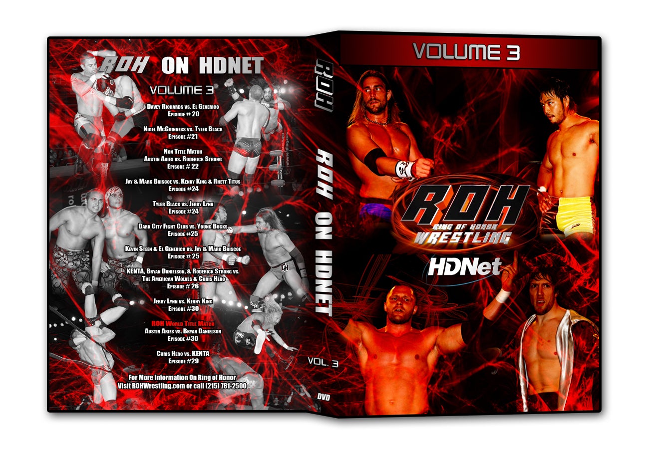 Ring of Honor on HDNet Vol. 3 DVDs & Videos PWcatalog