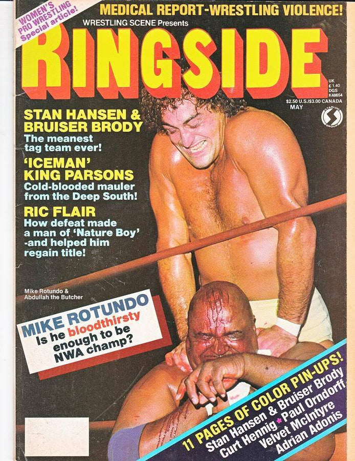 Ringside Wrestling May 1984 Magazine PWcatalog