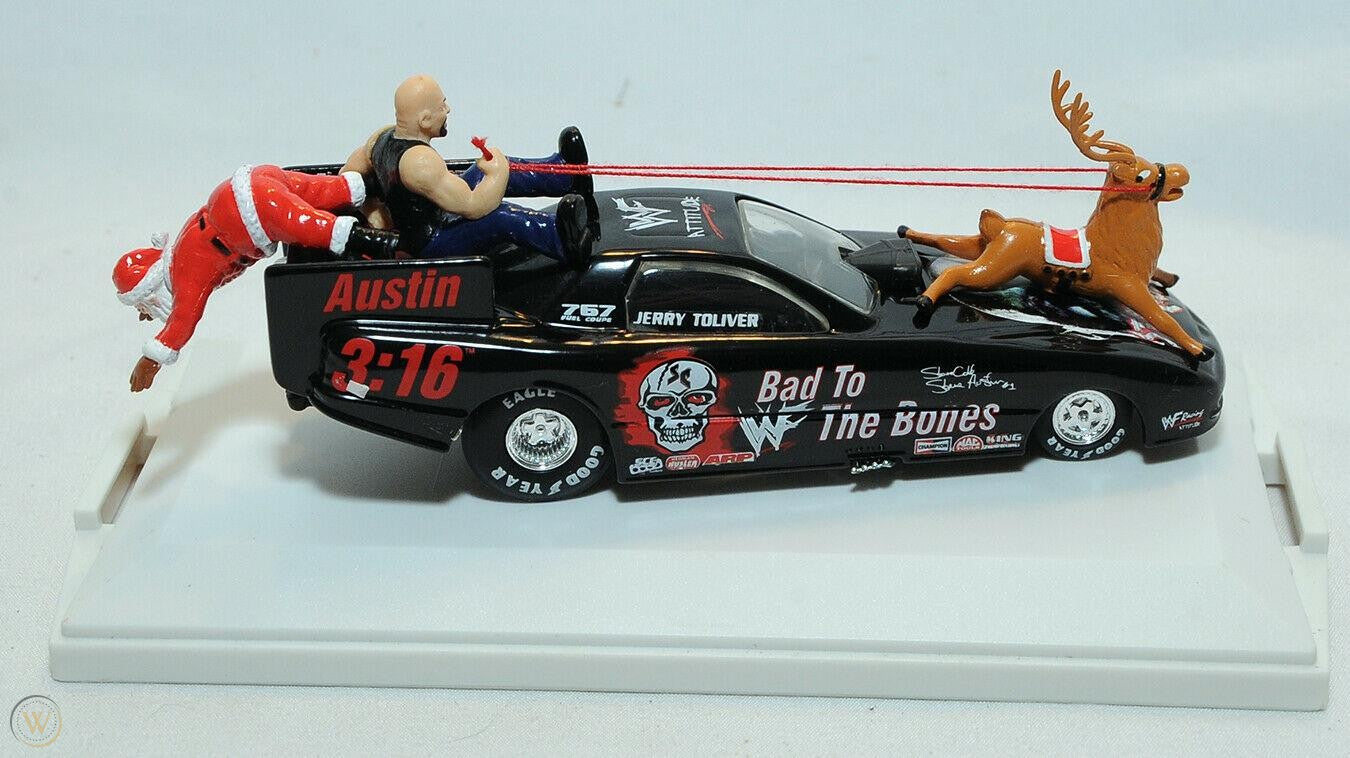 WWF Road Champs Attitude Racing Steve Austin Christmas