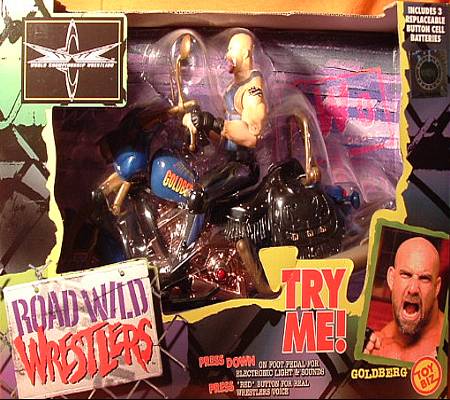 Road Wild wrestlers Goldberg PWcatalog