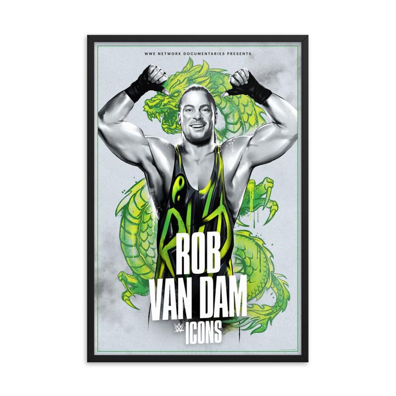 Rob Van Dam Icons 24x36 Framed Poster Pwcatalog