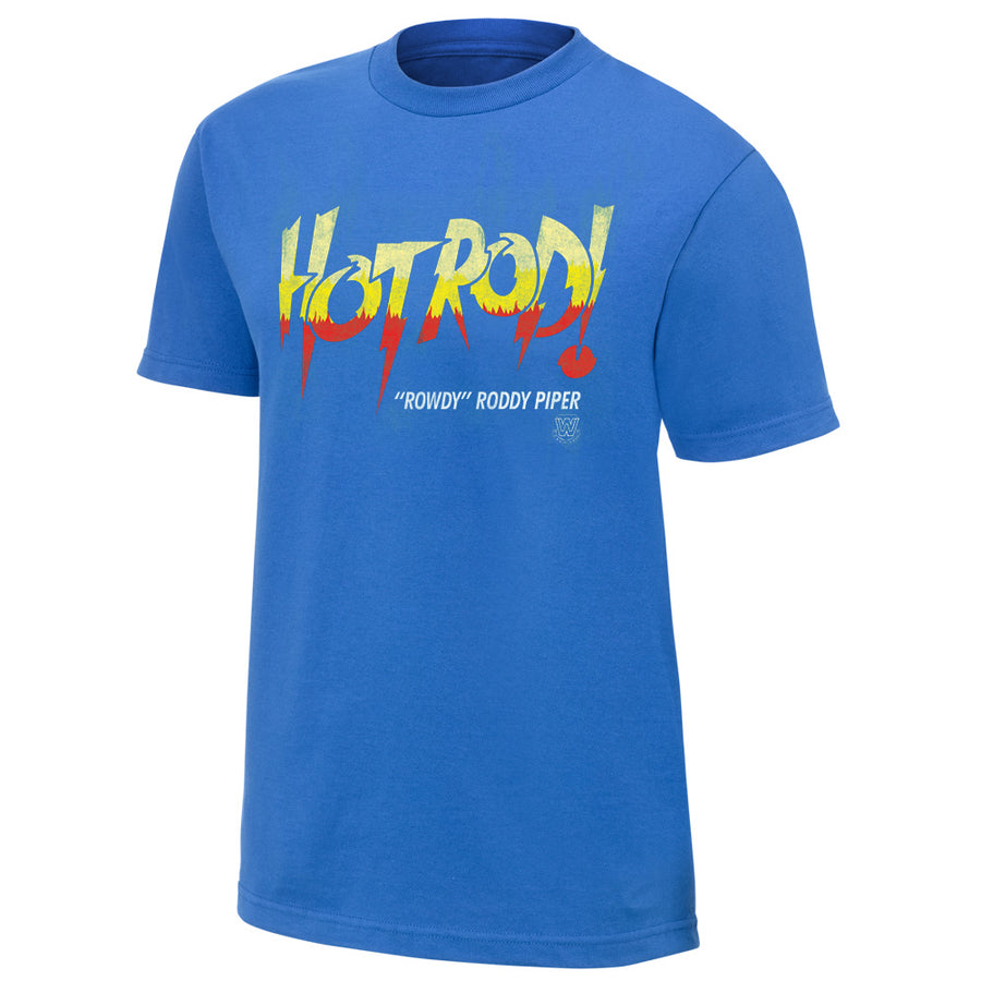Roddy Piper Hot Rod! Blue T-Shirt Pwcatalog