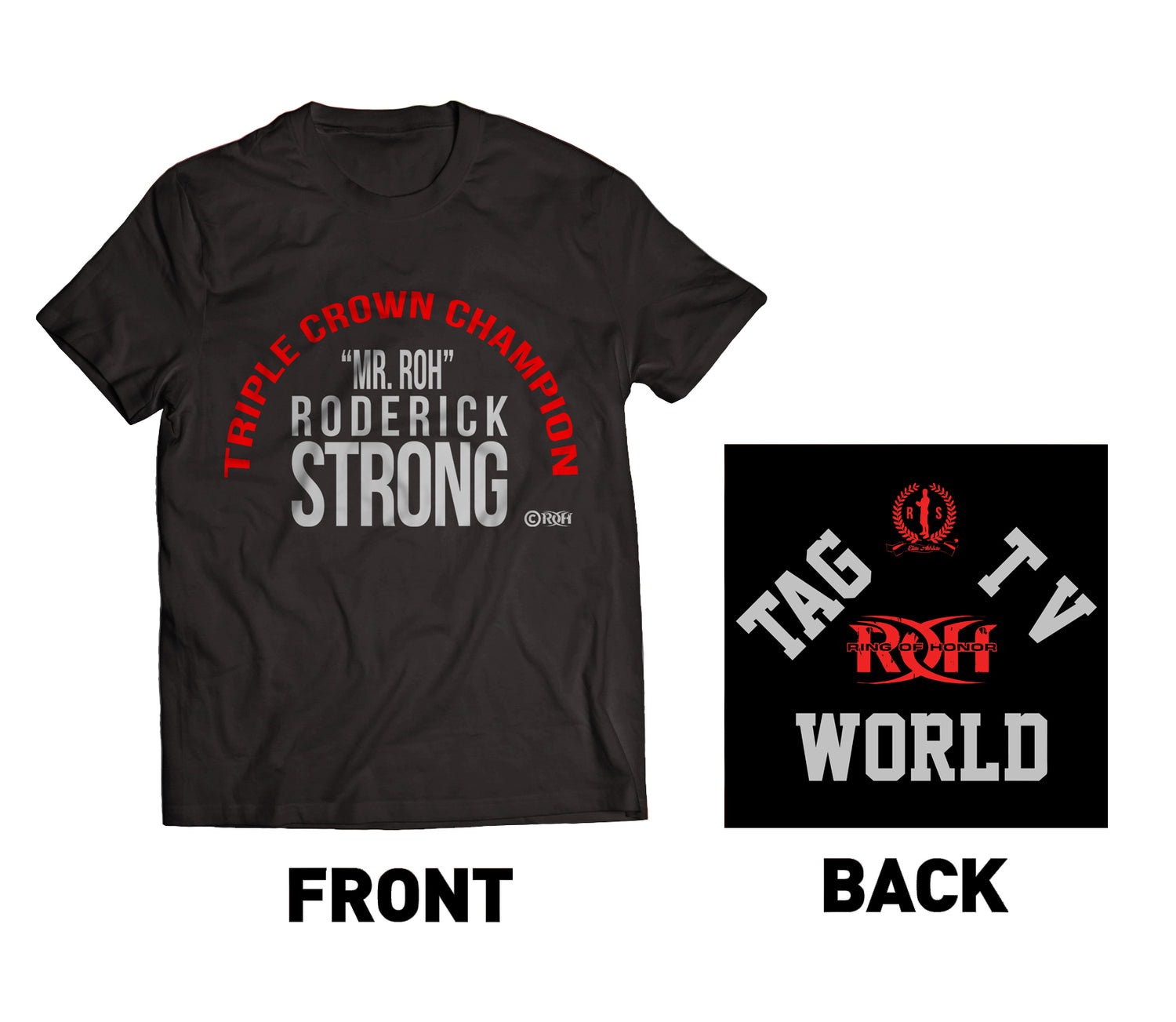 Roderick Strong Triple Crown Champion T-Shirt Pwcatalog