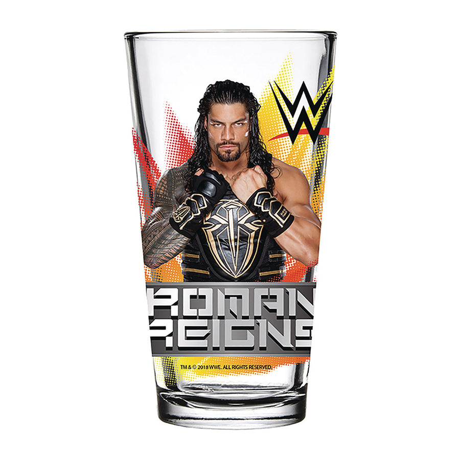 Roman Reigns 2018 Toon Tumbler Pint Glass