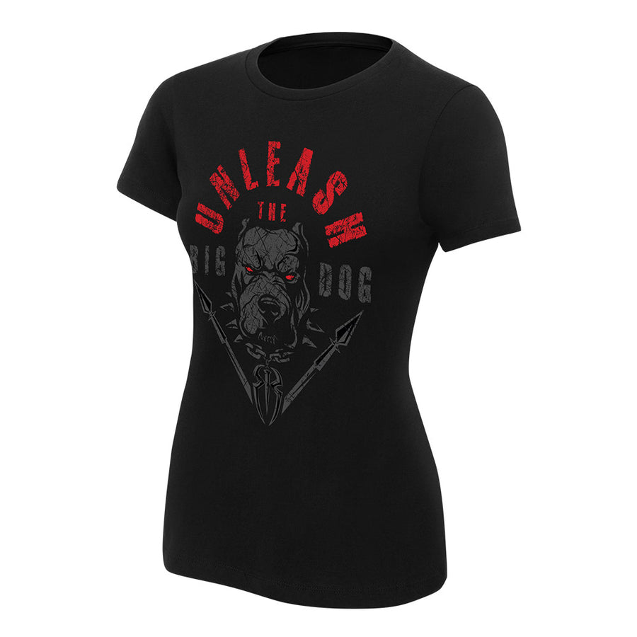 Roman Reigns Unleash The Big Dog Women's Authentic T-Shirt Pwcatalog
