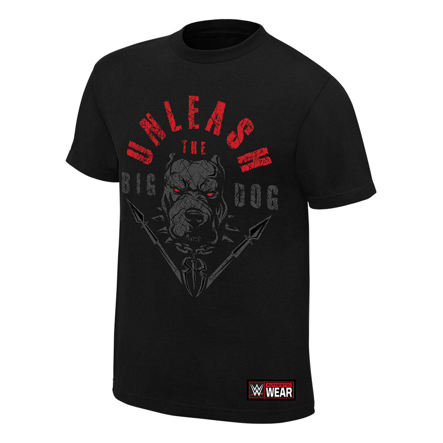 Roman Reigns Unleash The Big Dog Youth Authentic T-Shirt Pwcatalog