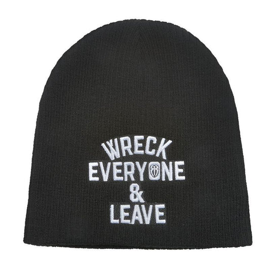 Roman Reigns Wreck Everyone & Leave Knit Beanie Hat Pwcatalog