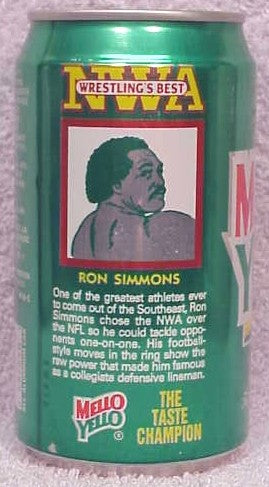 Mello Yello 1989 Ron Simmons NWA WRESTLING'S BEST PW Catalog