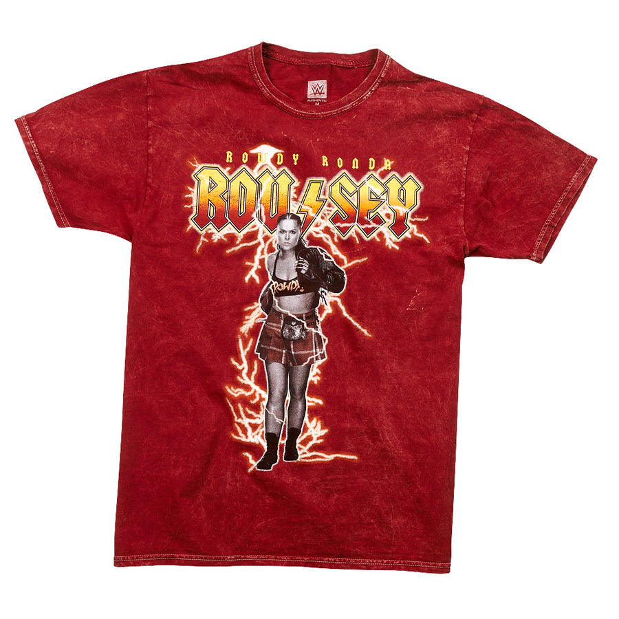 Ronda Rousey Rowdy Ronda Mineral Wash T-Shirt Pwcatalog