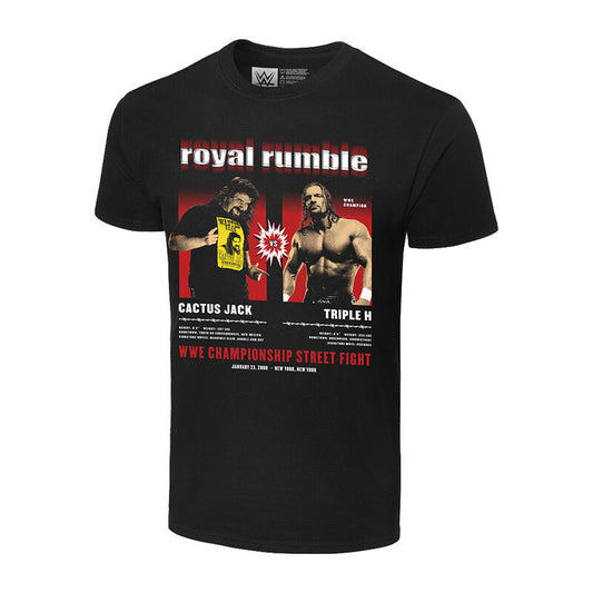 Royal Rumble 2000 Cactus Jack vs Triple H Matchup T-Shirt