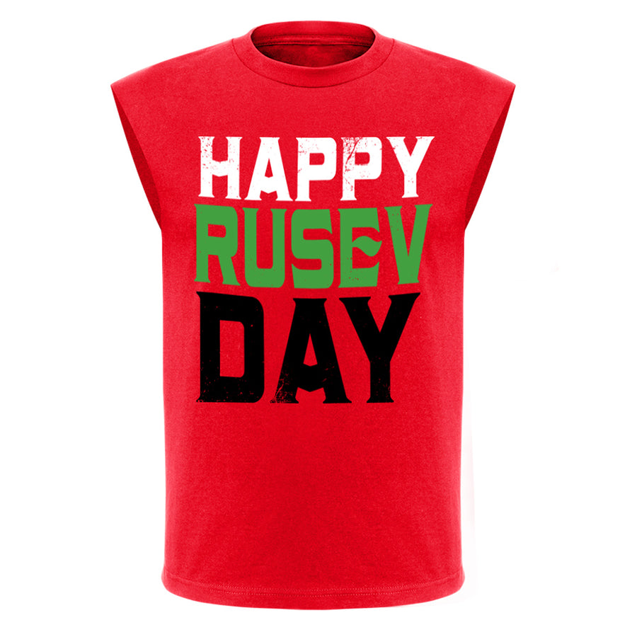 Rusev Happy Rusev Day Muscle T-Shirt Pwcatalog