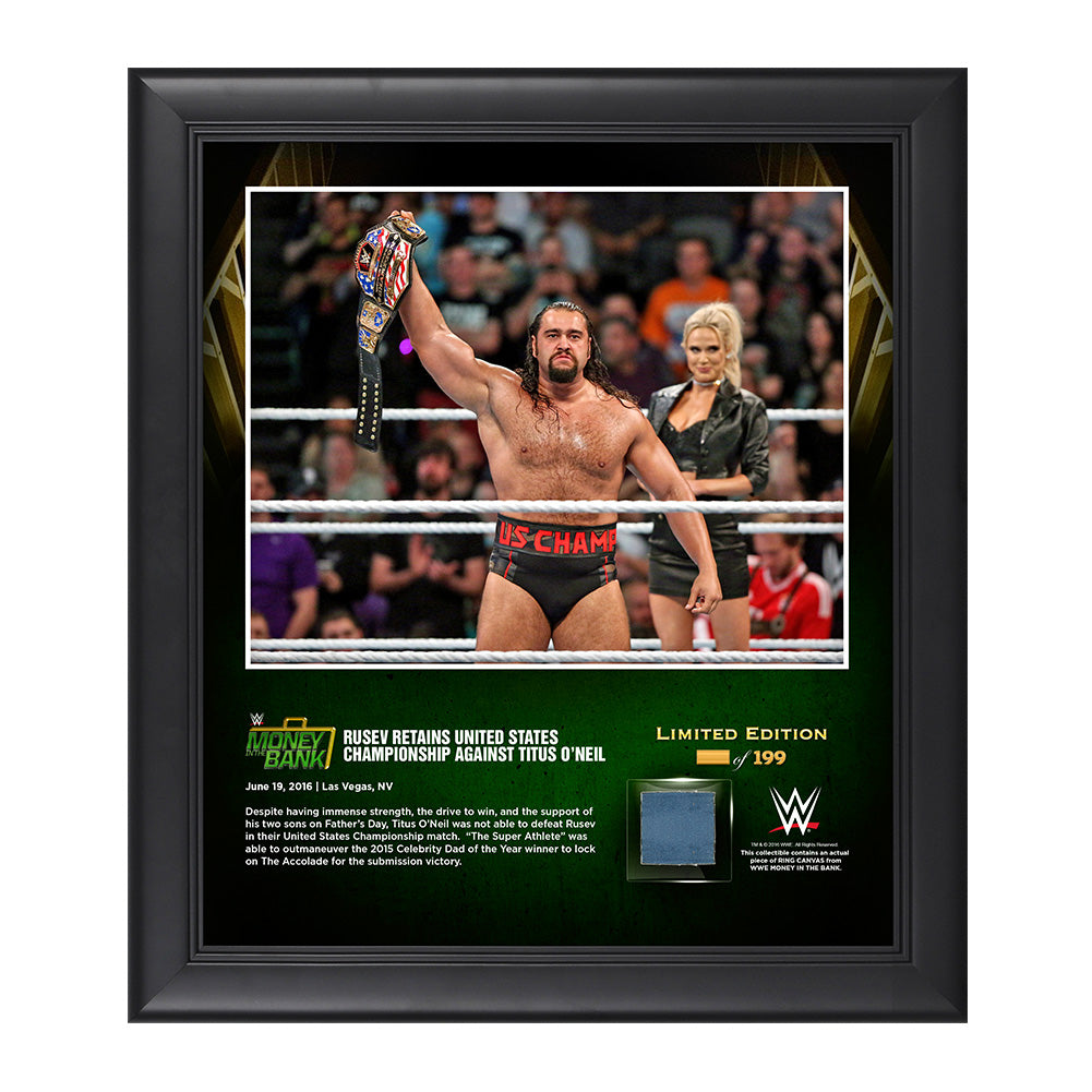 Rusev Money In The Bank 2016 15 x 17 Framed Photo