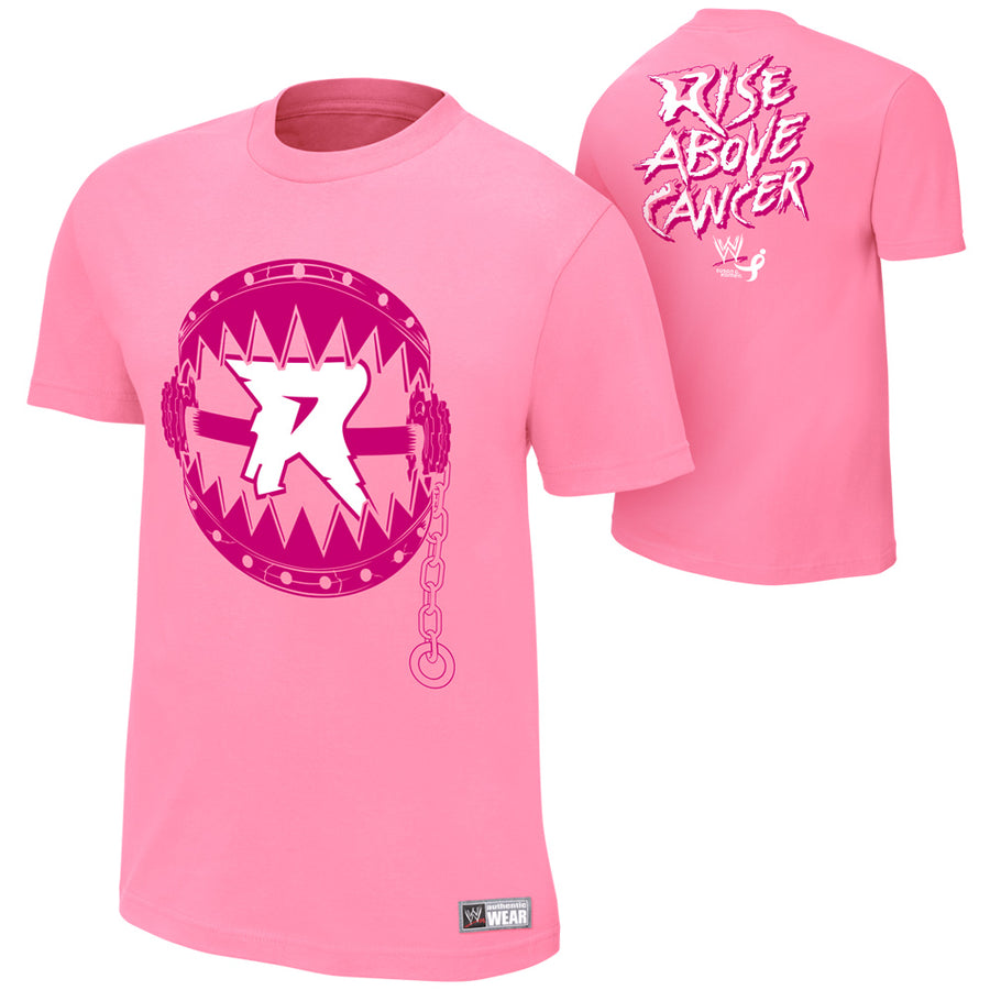 Ryback Rise Above Cancer Pink T-Shirt Pwcatalog