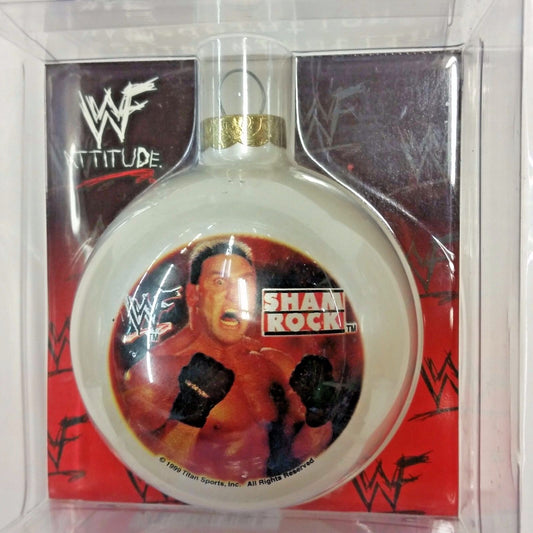 WWF Ken Shamrock Christmas Ornament 1999