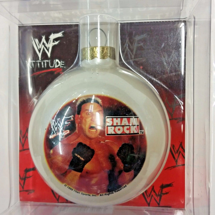 WWF Ken Shamrock Christmas Ornament 1999 Pwcatalog
