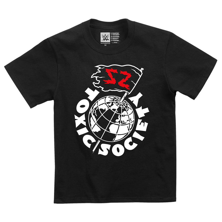 Sami Zayn Toxic Society Youth Authentic T-Shirt Pwcatalog