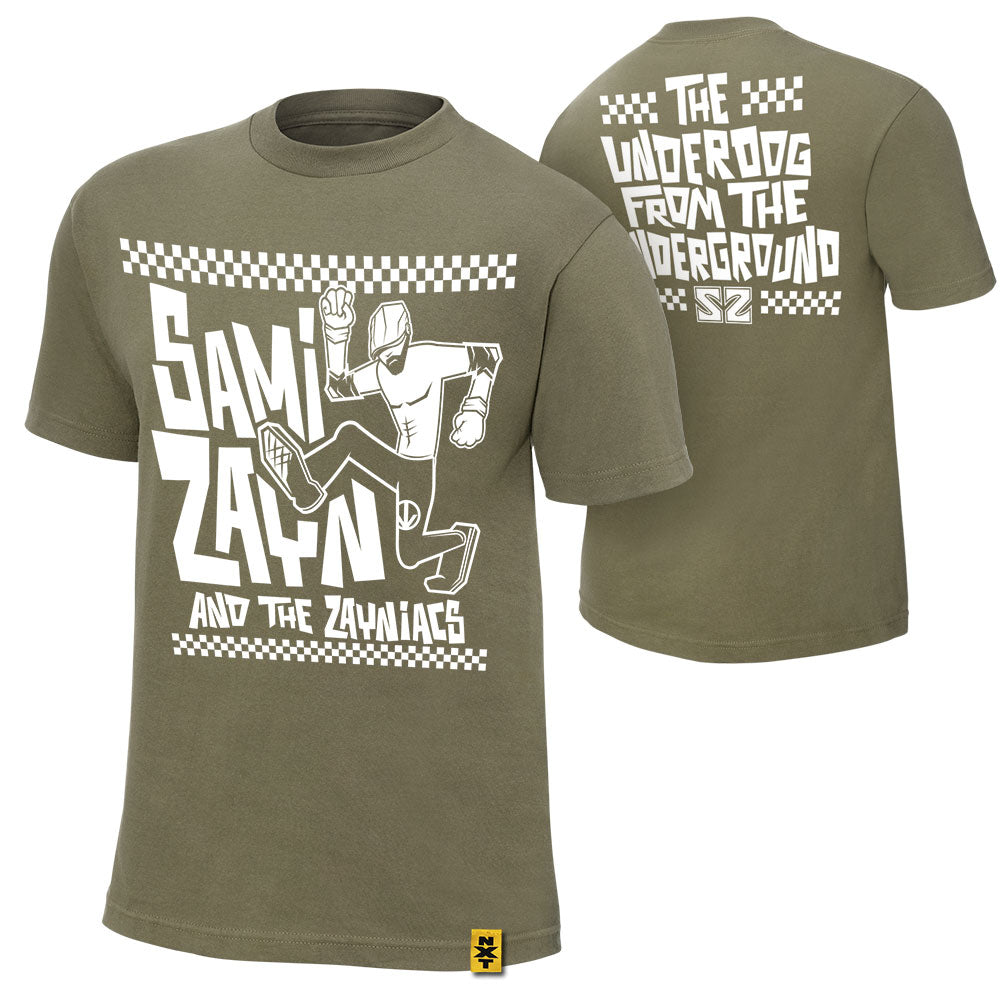 Sami Zayn Underdog From The Underground Youth Authentic T-Shirt