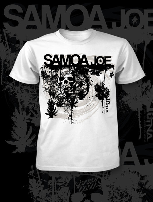 Samoa Joe White Skull T-Shirt