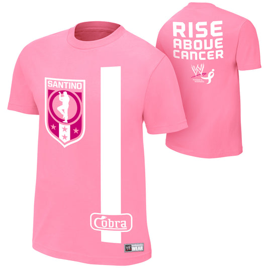 Santino Marella Rise Above Cancer Pink T-Shirt