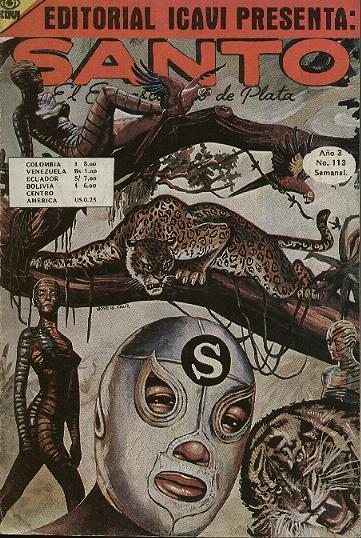Santo El Enmascarado de Plata Vol 113 Magazines & Newspapers PWcatalog