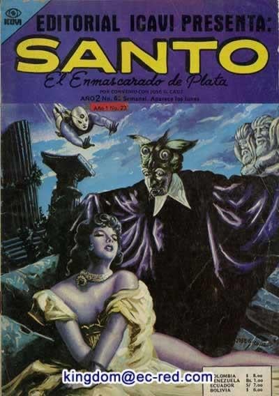 Santo El Enmascarado de Plata Vol 62 Magazines & Newspapers PWcatalog